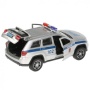 Машина металл свет-звук "jeep grand cherokee полиция" 12см, инерц., серебр. CHEROKEE-12SLPOL-SL